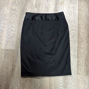 White House Black Market Classic Black Pencil Skirt